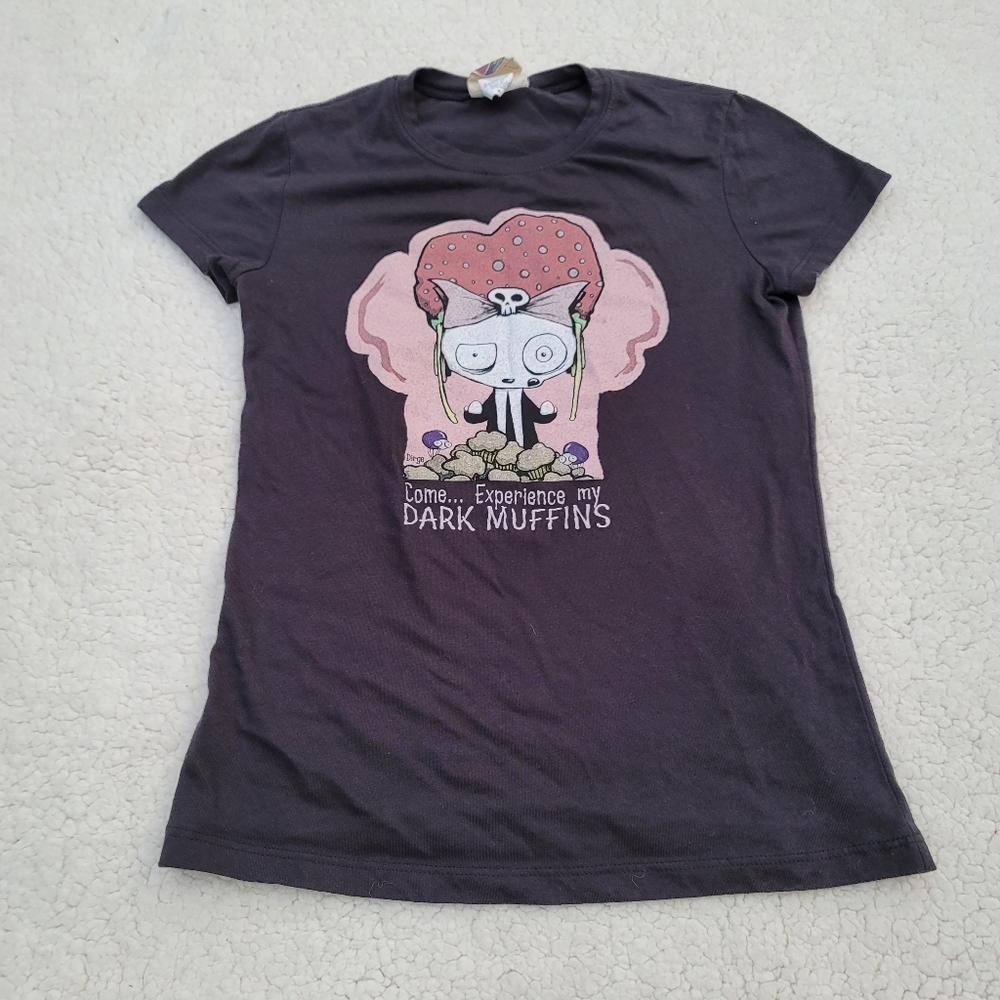 Lenore Roman Dirge Y2K 90's Hot Topic Mighty Fine Shirt Goth
